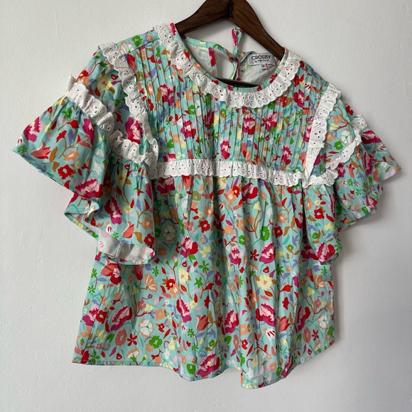 CROSBY by Mollie Burch Ella Top – Island Floral – Size Small – NWOT - Picture 2 of 11